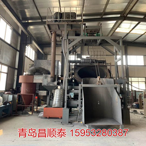 倾斜滚筒抛丸清理机2